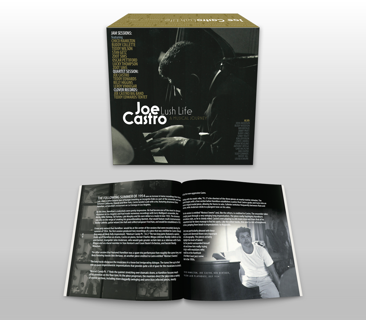 Joe Castro CD Box Set and Booklet