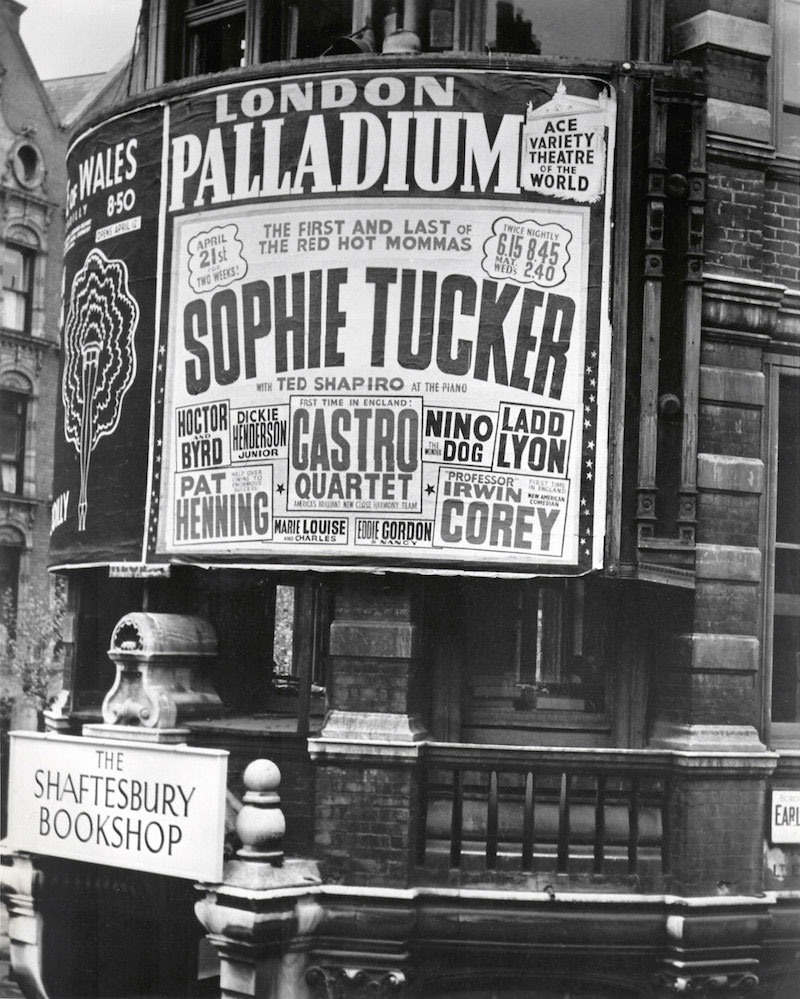 Corner of Ealham Street and Shaftesbury Avenue, London